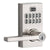 Kwikset Satin Nickel Halifax Electronic Lever with Keypad