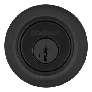 Kwikset Matte Black Single Cylinder Deadbolt