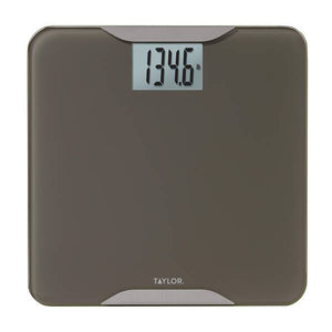 Taylor Taupe Digital Glass Bath Scale