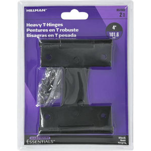 Hillman 4" Black T-Hinge