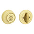 Kwikset Brass Single Cylinder Deadbolt