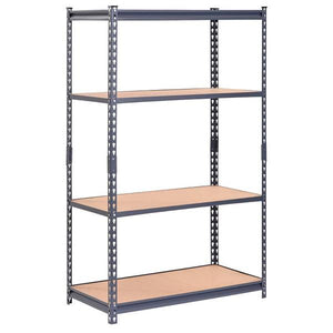 Muscle Rack 36"W x 18"D x 60"H 4-Tier Gray Shelving Unit