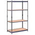 Muscle Rack 36"W x 18"D x 60"H 4-Tier Gray Shelving Unit