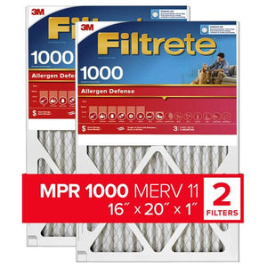 Filtrete 2-Pack 16" x 25" x 1" Allergen Defense Air Filter
