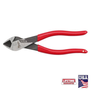 Milwaukee 7" Diagonal Dipped Grip Cutting Pliers