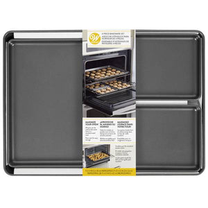 Wilton 4-Piece Oven Maximizer Non-Stick Baking Sheet Set