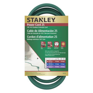 Stanley 25ft 16/3 Outdoor Extension Cord