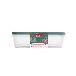 Rubbermaid 2-Piece 1 Gallon TakeAlong Rectangle Container Storage Set