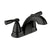 Moen Matte Black Banbury Two-Handle Low Arc Bathroom Faucet