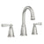 Moen Spot Resist Brushed Nickel Banbury Two-Handle Widespread Hi Arc Bathroom Faucet