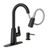 Moen Matte Black Edwyn Kitchen Pull Down Faucet