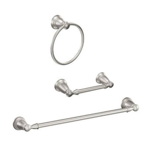 Moen Brushed Nickel Banbury 3-Piece Bath Accessory Kit