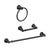 Moen Matte Black Banbury 3-Piece Bathroom Accessory Kit