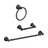 Moen Matte Black Banbury 3-Piece Bathroom Accessory Kit