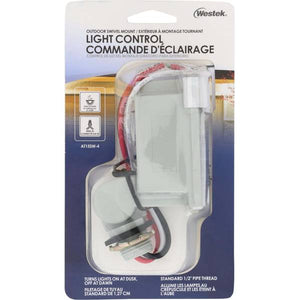 Westek Outdoor Wire-In Dusk To Dawn Swivel Mount Light Control
