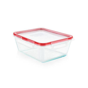 Pyrex 8-Cup Freshlock Rectangle Glass Storage with Lid