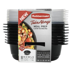 Rubbermaid 8-Pack Take Alongs Meal Prep Containers