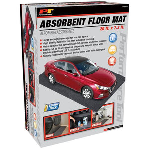 Performance Tool 20' x 7.4' Absorbent Floor Mat