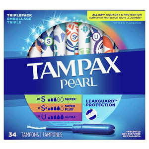 Tampax Pearl 34-Count Multipack