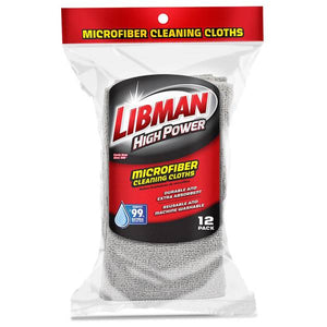 Libman 12-Pack Microfiber Cleaning Cloths