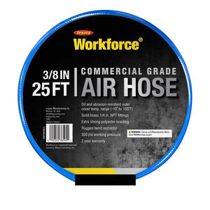 Workforce 3/8"x25' PVC Air Hose