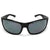 Crossfire Shiny Black Frame Silver Mirror Lens CK7 Premium Safety Eyewear