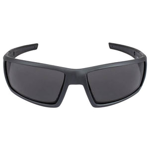 Crossfire Aluminum Gray Frame Smoke Lens Cumulus Premium Safety Eyewear