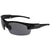 Crossfire Shiny Black Frame Smoke Lens Crucible Premium Safety Eyewear