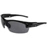 Crossfire Shiny Black Frame Smoke Lens Crucible Premium Safety Eyewear