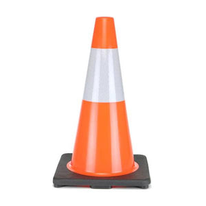 Radians 18" Safety Traffic Cone with Reflective-Orange