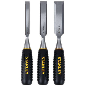 Stanley 3-Piece Wood Chisel Set