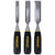 Stanley 3-Piece Wood Chisel Set