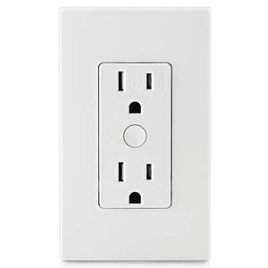 Leviton Decora Smart Wi-Fi Tamper Resistant 15A Duplex Outlet