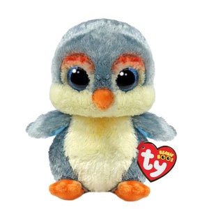 Ty Beanie Boo Fisher Gray Penguin