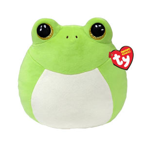 Ty Squishy Beanie 10" Snapper Green Frog