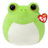 Ty Squishy Beanie14" Snapper Green Frog