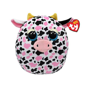 Ty Squishy Beanie 10" Milkshake Spotted Cow