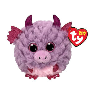 Ty Beanie Ball Spark the Purple Dragon