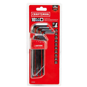 Craftsman 10-Piece Ball-End Hex Key Set