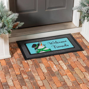 Evergreen Enterprises Snowman and Chickadee Sassafras Switch Mat