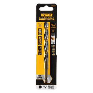 DEWALT Black & Gold Impact Ready 13/32" Drill Bit