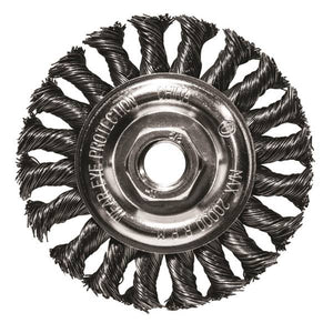 Century Drill & Tool 4 x 5/8-11 Knotted Wheel Brush