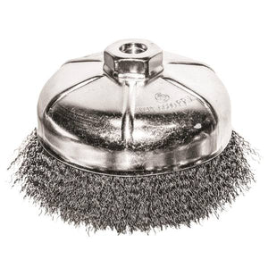 Century Drill & Tool 6 x 5/8-11 Crimp Cup Brush