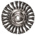 Century Drill & Tool 6 x 5/8-11 Cable Twist Wheel