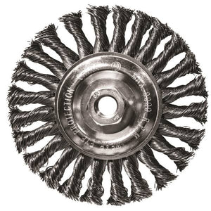 Century Drill & Tool 6 x 5/8-11 Knotted Wheel Brush