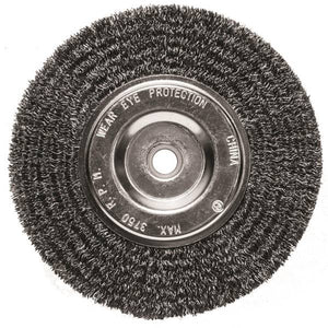 Century Drill & Tool 6" Fine Crimped Wire Wheel