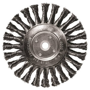 Century Drill & Tool 6" Coarse Knotted Wire Wheel