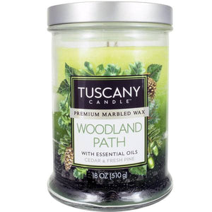 Tuscany Candle 18 oz Woodland Path Triple Pour Candle