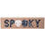 Transpac Imports Inc. Cutout Spooky Natural Wood Block Decor
