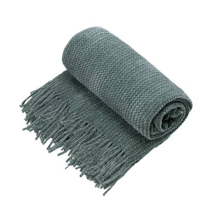Home by Pur Serenity Chenille Throw with Fringe
